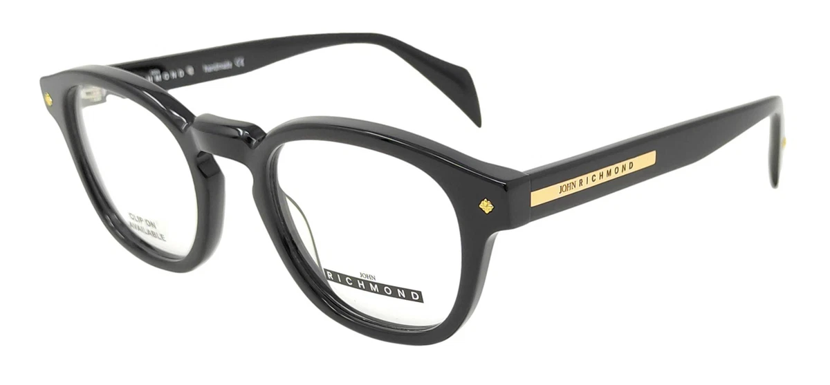 MENS JOHN RICHMOND RIV 159 COLOR 00 EYEGLASSES - BLACK