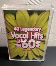 40 Legendary Vocal Hits of the 60's Tape Two - 1995 Cassette Tape