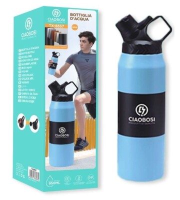 x Thermosflasche Sport Thermoskanne Behälter 950ml Tx-8537 linq