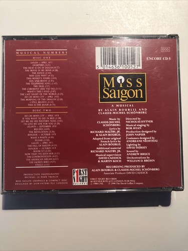 Miss Saigon, 2CDs Musical - Bild 2 von 2