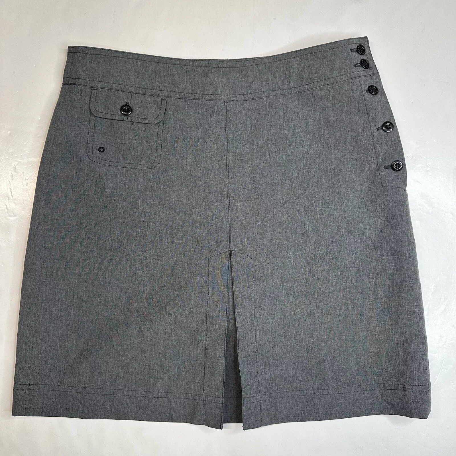 lole casual button side polyester shorts