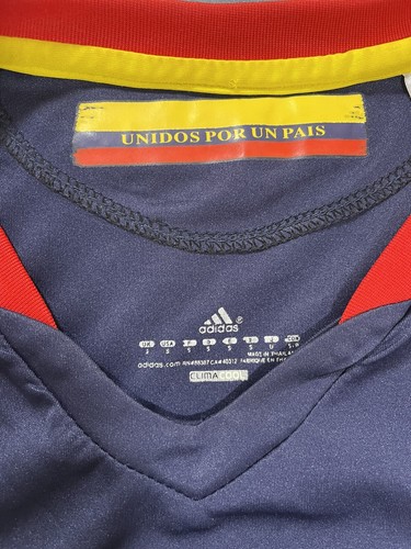 Colombia 2011-2013 Away Adidas long sleeve Soccer Futbol jersey size Small RARE - Picture 8 of 12