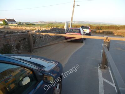 Foto 6x4 Brean : Parkhausausfahrt Der Parkplatz am Strand schließt um 20 Uhr, um 2010