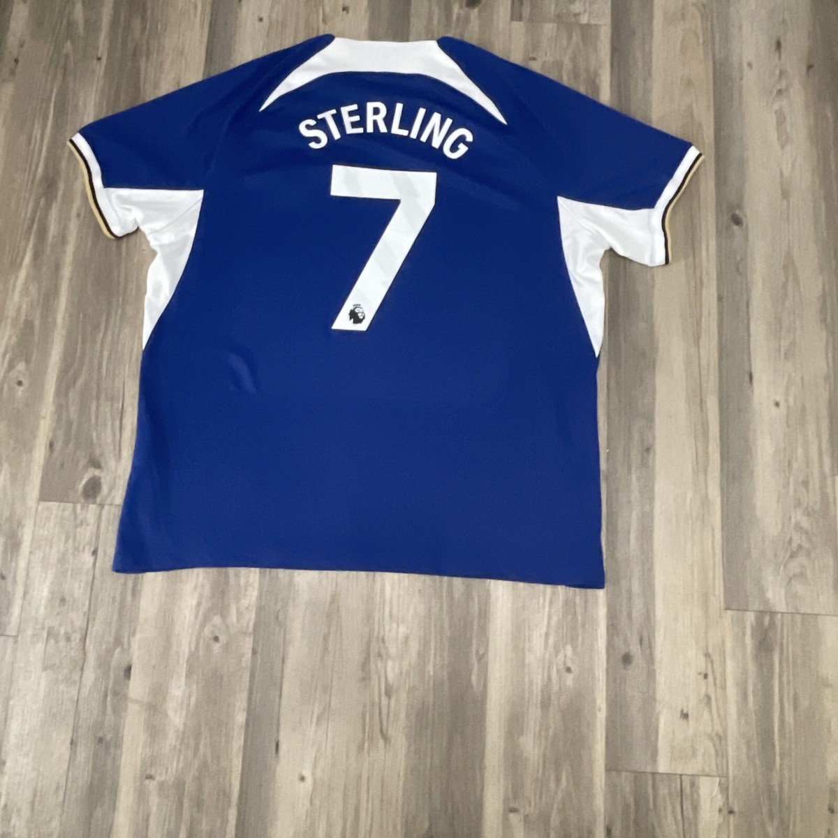 Chelsea イングランド　チェルシー　 Sterling 7 Nike L Chelsea FC Home Soccer Jersey Shirt Nike 2XL Raheem Sterling #7