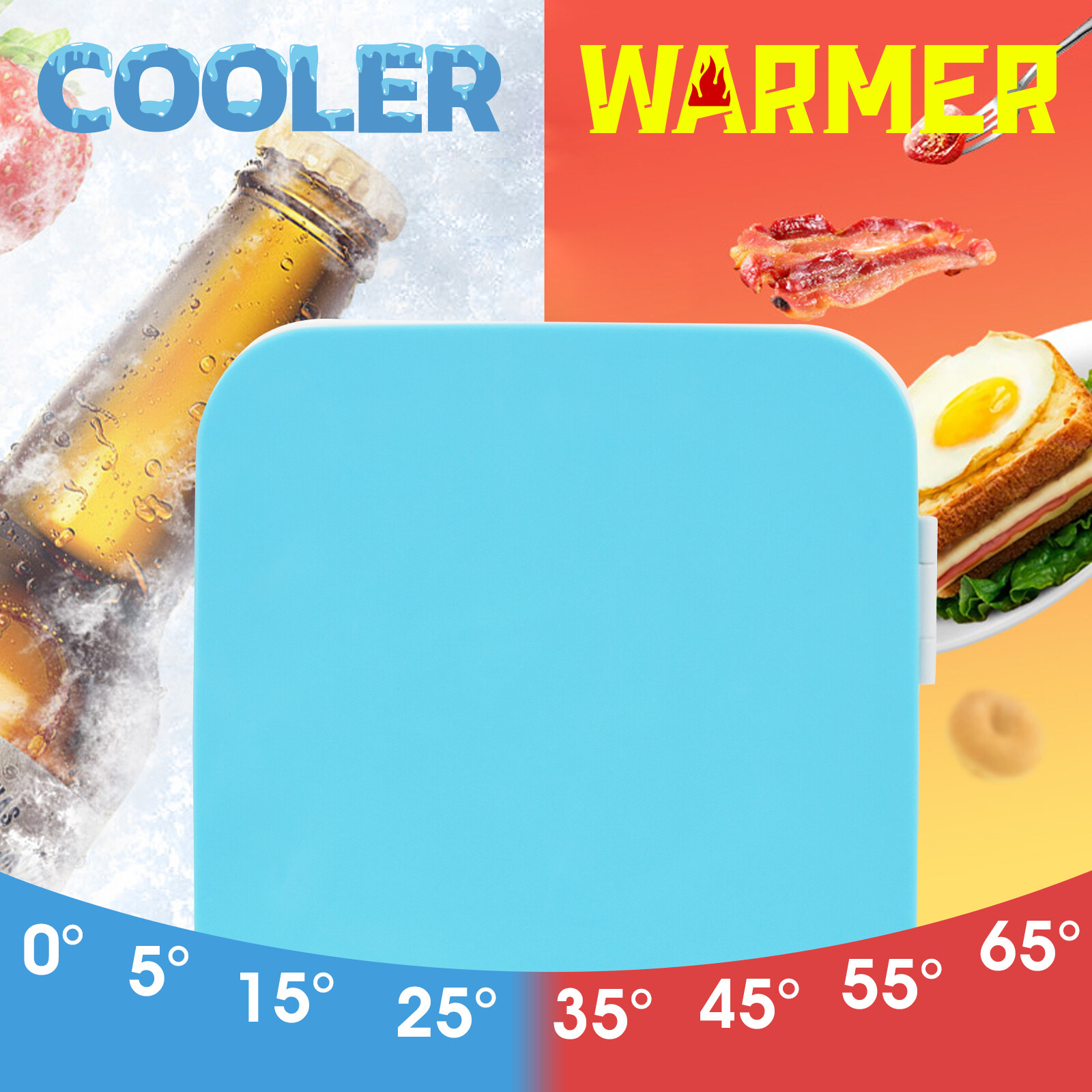 8L Mini Portable Fridge 2in1 Cooler Warmer Makeup Car Camping Drink Beer Freezer eBay