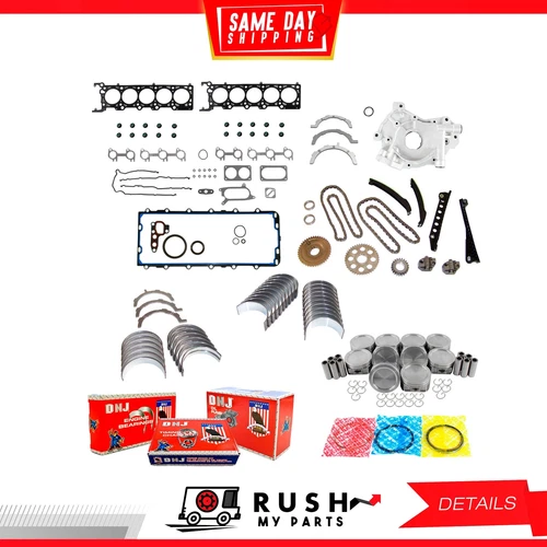 00-01 Master Engine Rebuild Kit For Ford E-350 6.8L V10 SOHC 20v DNJ EK4183BM