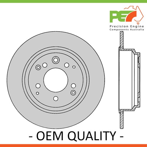 PowerStop Rear Semi-Coated Rotor Kit | 2021–2022 Honda Odyssey (SC8768)