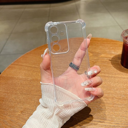 For Samsung S25 S24 FE Ultra S23 A16 A55 A35 A56 A36 Shockproof Clear Case Cover - Zdjęcie 7 z 11