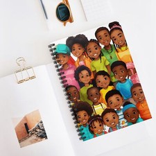 US CHILDREN 1 Spiral Notebook - Ruled Line