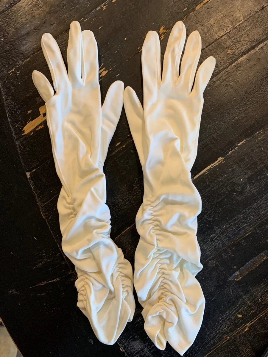 Ivory opera gloves deals