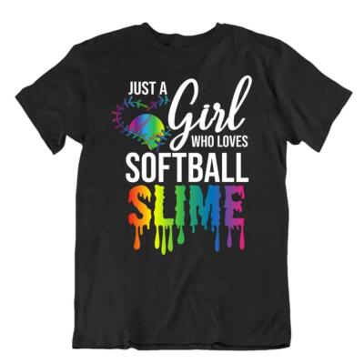 Softball Sport T-Shirt Tee cooles Geschenk süß lustig spielen Witz Liebe Schleim