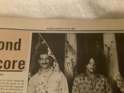 Rara scena marzo 1987 Iron Maiden Eric Clapton ENORME ANNUNCIO Husker Du - Foto 9 di 14