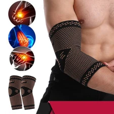 Copper Compression Sleeves Tennis Elbow Golf Elbow Tendonitis Orthopedic Brace