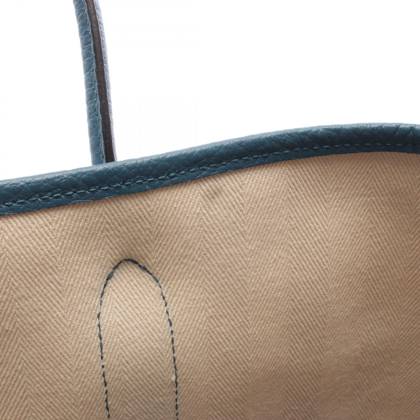HERMES Garden party TPM Tote Bag X Toile Chevrons Country natural Colvert SHW thumbnail 6