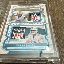 National treasures 1/1 Tyler Shough Quinn Ewers Rookie NFL Gear Combo Materials 