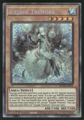 Icejade Tremora Secret Rare Burst of Destiny BODE-EN010 NM