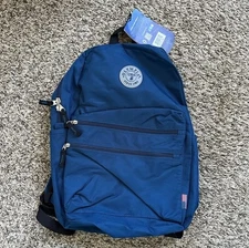 Olympia Backpack Navy Blue USA Princeton 18 inch Solid Color School Backpack NWT