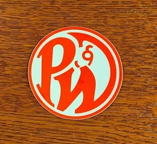 Pratt & Whitney Logo Sticker Vintage Style 3" Tools Engines Aircraft Airplane