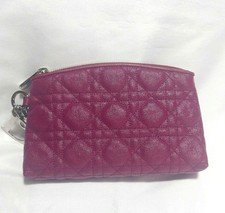 Christian Dior Toiletry Pouch Boxed Preowned Cosmetic Bag Designer Ladies Auth