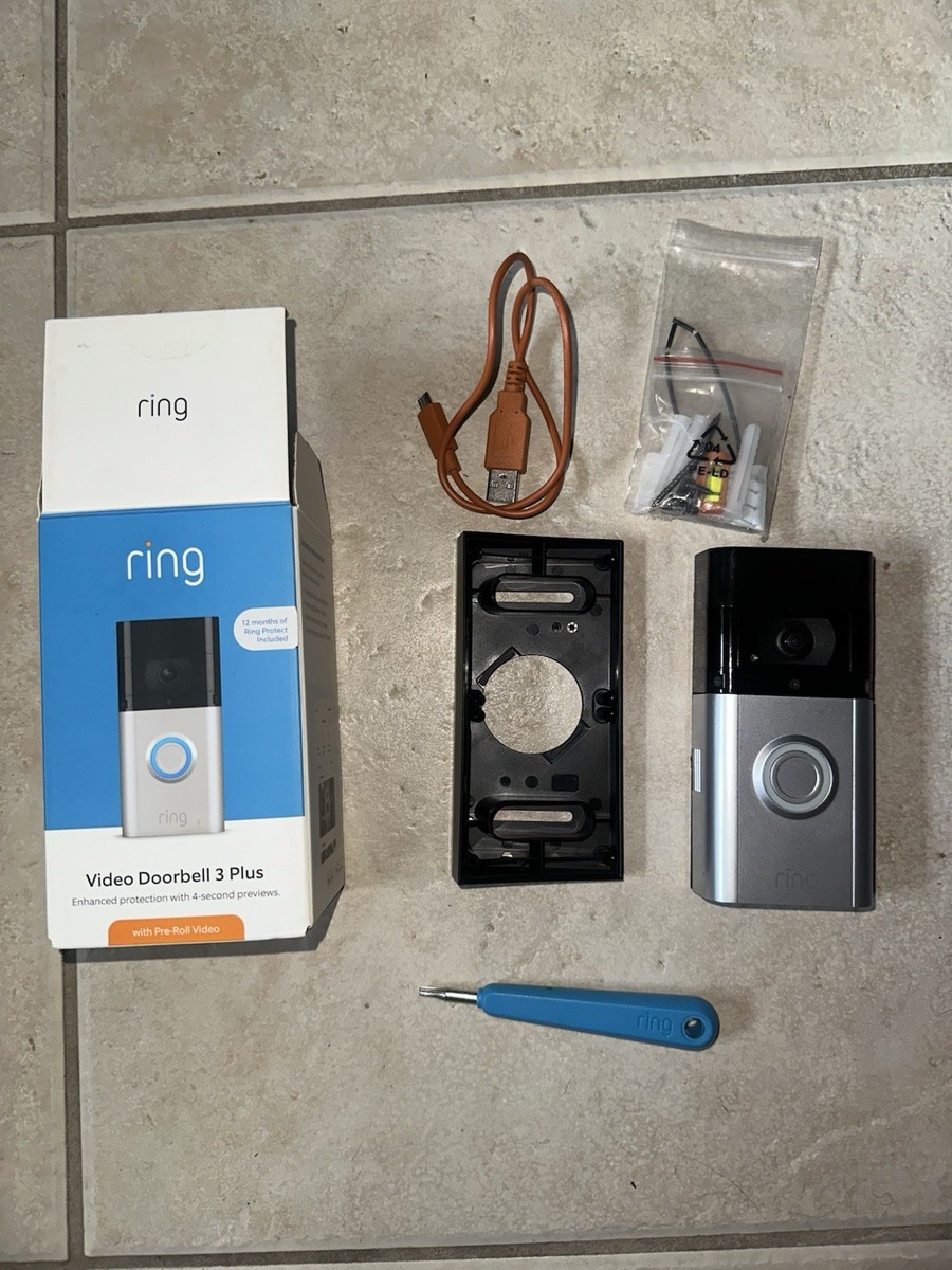 Eufy Doorbell Camera Ring Video Doorbell 1080p HD Video Satin