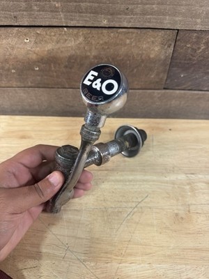 Antique E & O Beer Tap Handle W/ Economy Faucet Co. Nozzle Pittsburgh Brewing Co