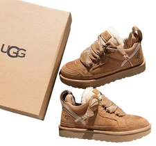 100% UGG Lowmel Chestnut Suede Mesh Sneakers Women's sizes 6 7 8 9 10 NEW in Box