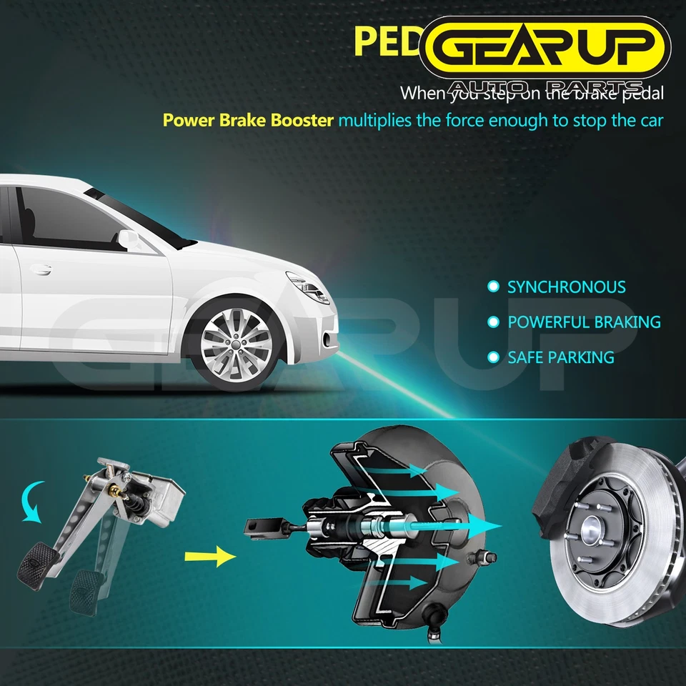 Aspiradora de refuerzo de freno para 1980 1981 1982 1983 Ford Bronco F-100 F-150 F-250 Foto 3 de 4