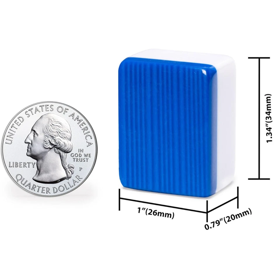 Juego de Mahjong de Fiesta Resina de Melamina, Suave Resistente a Roturas Foto 4 de 4