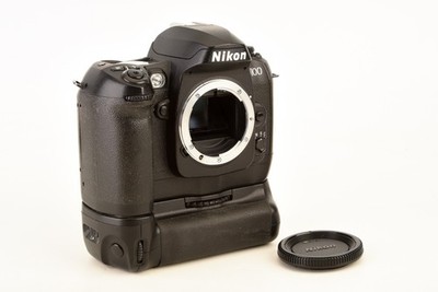 Nikon D100 6.1 MP Digital SLR Camera Body with MB-D100 Grip Cap & Battery V24