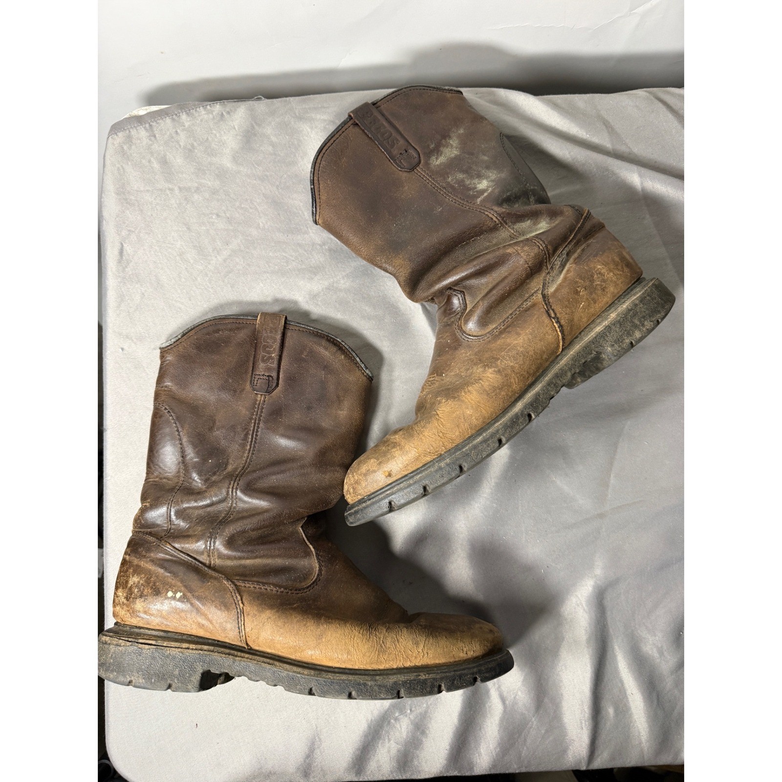 Red Wing Pecos 1170 Mens Brown Leather Waterproof Work Boots Size 13 D EH USA