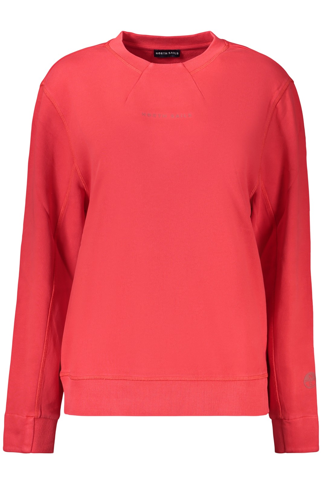 North Sails Donna Rosso Donne, Felpa + Maglione, Red Cotton Sweatshirt, (M) - Immagine 2