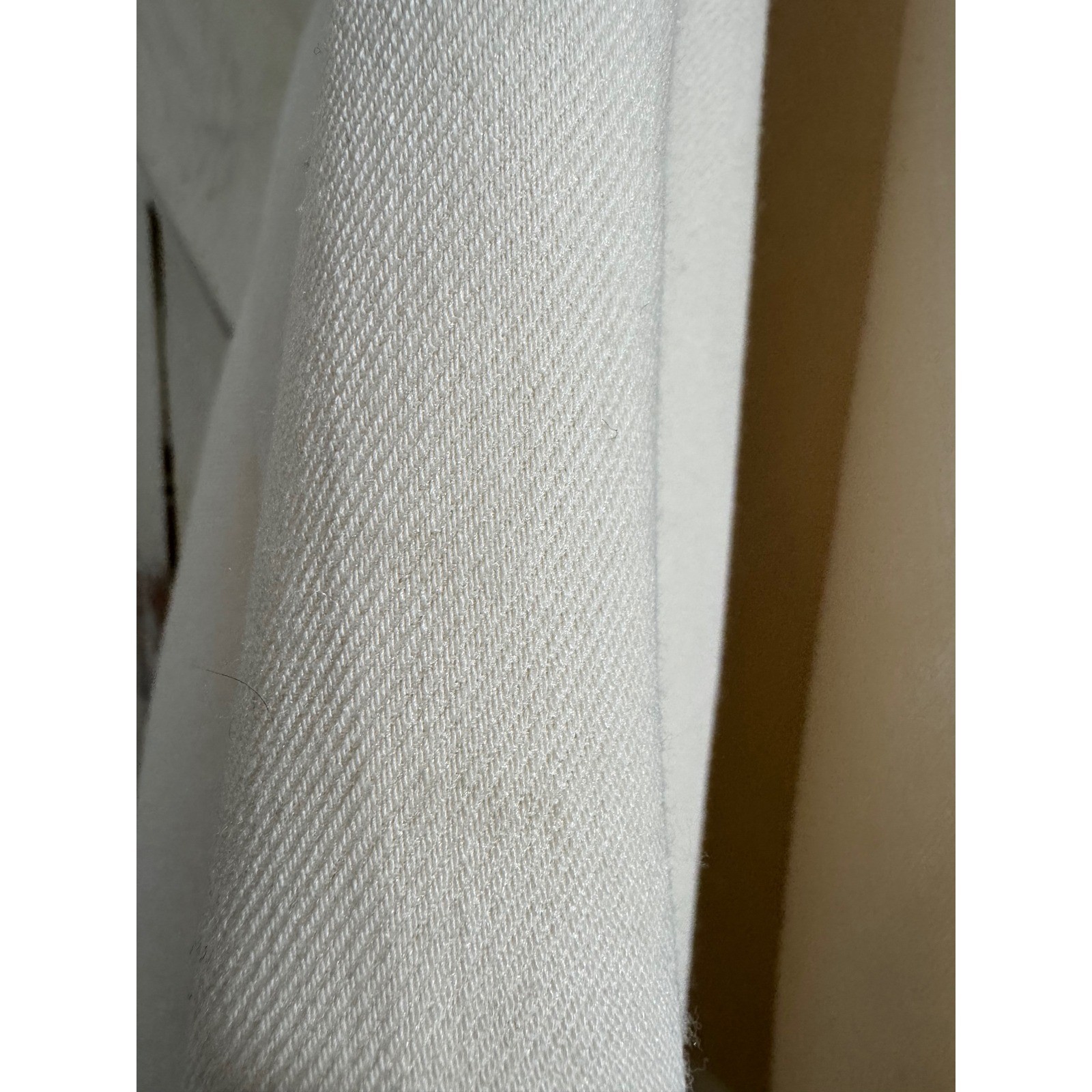 Zara Oversized Batwing Full Zip Double Pockets Drawstring Sweater  Cream Size S thumbnail 11