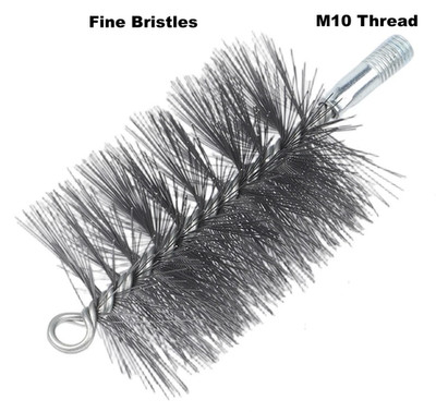 3'' Stainless Steel Cleaning Brush for Vents, Dryer Pipes, Stoves, Chimneys, etc