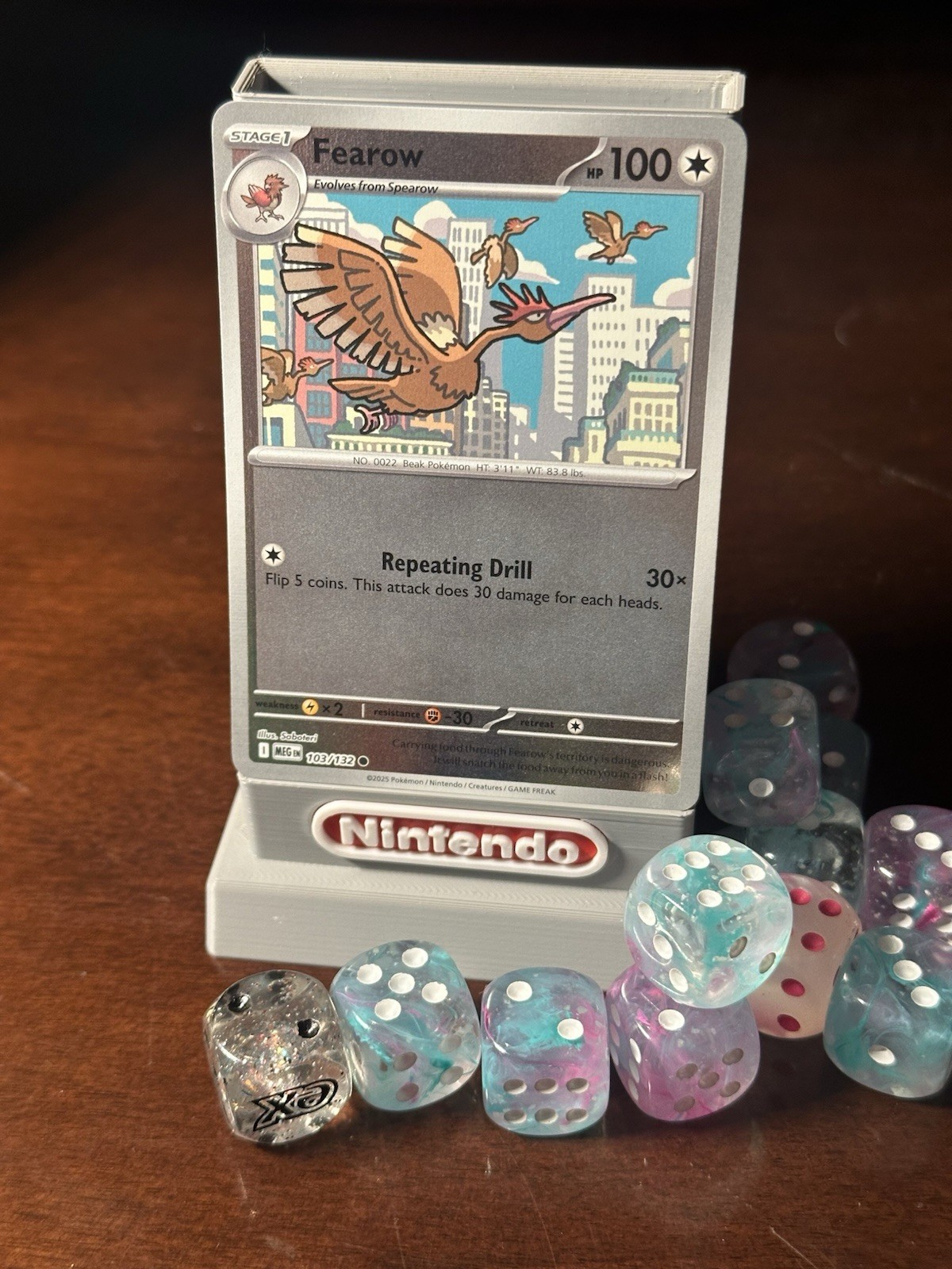 Fearow (Reverse Holo) 103/132 - Mega Evolution - Pokemon - NM/M Ships Now