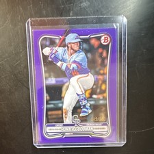 Topps 2026 Bowman Draft Hunter Goodman RC Purple Refractor /250 CDA-HG