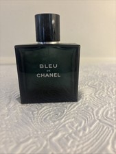 EMPTY Bleu De Chanel 1.7 fl  50 ml Eau de Toilette Spray Bottle Magnetic Cap