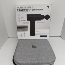Sharper Image Powerboost Deep Tissue Percussion Massager, 5 Attachments