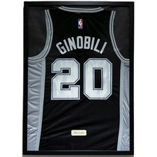 San Antonio Spurs Manu Ginobli Jersey Framed, Manu Ginobli Shirt Framed