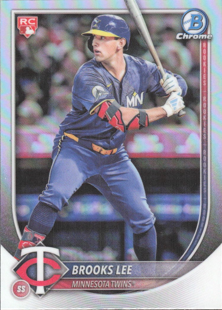 Brooks Lee 2025 Bowman Bowman Chrome Red Rookie Logo #72 Rookie