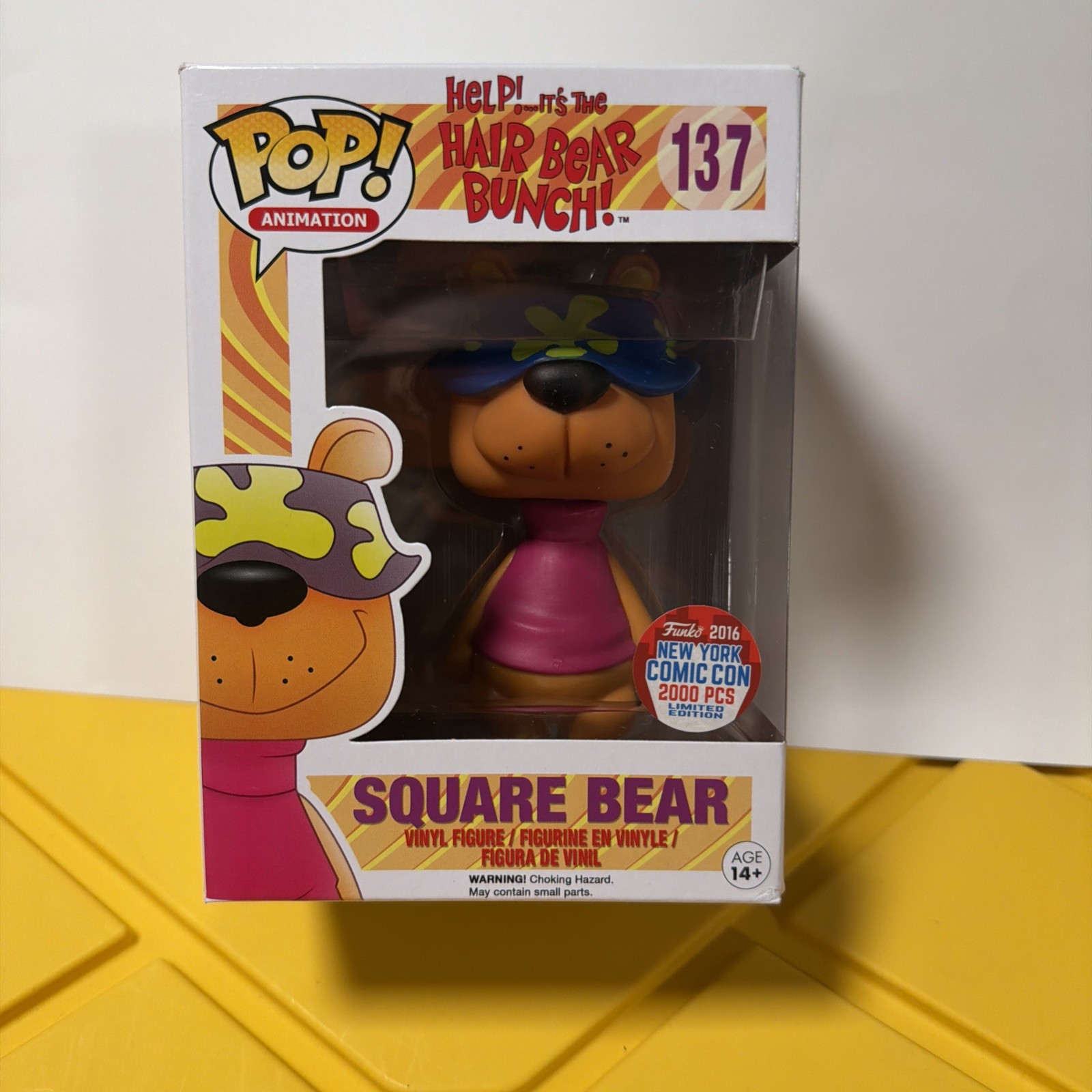 Funko Pop! Vinyl: Square Bear - New York Comic Con Funko Exc
