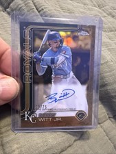 2025 Topps Gilded Collection - Chrome Gold Autographs Bobby Witt Jr. #CGA-BW...