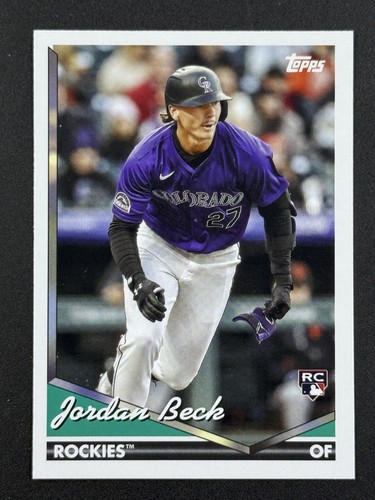 JORDAN BECK RC 2024 Topps Archives #273 Colorado Rockies - Picture 1 of 2