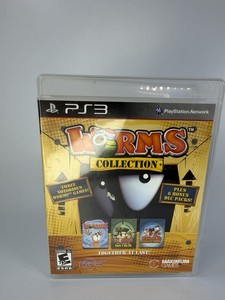 Worms The Revolution Collection PS3 - Jeu Complet FR - Très Bon état - Boîtier Et Instructions