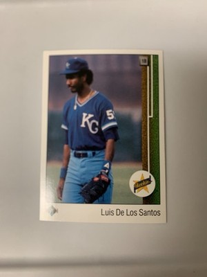 1989 Upper Deck Rookie Lois De Los Santos Kansas City Royals