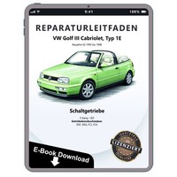 VW Golf 3 Cabrio 1E 1993-1998 5 Gang Schaltgetriebe 02J Werkstatthandbuch PDF