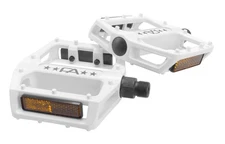 Free Agent 9/16" aluminum platform molded pins BMX bicycle pedals w/ CR-MO axles