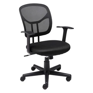 Amazon Basics chaise de bureau mi-arrière respirante Mesh avec demi-arrière, noir