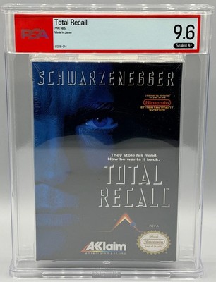 Schwarzenegger Total Recall NES PSA 9.6 A+ Neu Sealed Not WATA 1990
