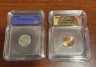1959 D ICG Dime 10C & 2025-D ICG MS66 RD 1C Starter Set Free Shipping 📦