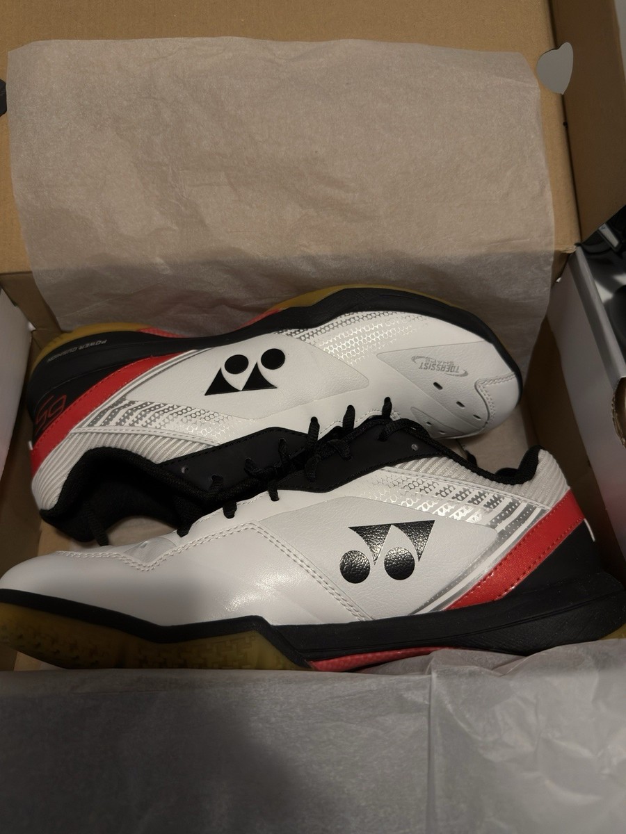 Yonex Power Cushion 65 Z3 Men's Indoor Court White/Red Size 10US